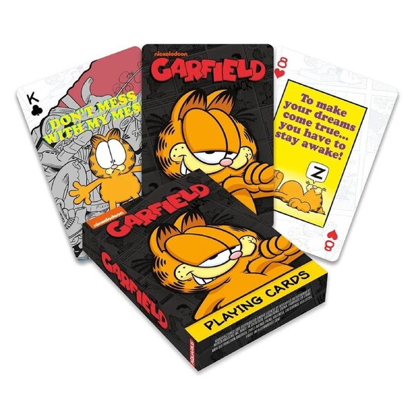 54pc Aquarius Garfield Playing Cards Poker Family Party Play Game Deck Set 3y+