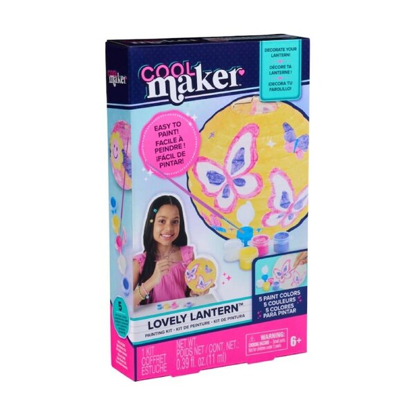 Cool Maker Lovely Lantern Kit Kids Craft Toy 5 Paint Colours 6y+