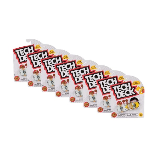 8PK Tech Deck Finger Skateboards Kids Toy Entertainment Series 6y+ 96mm Assorted
