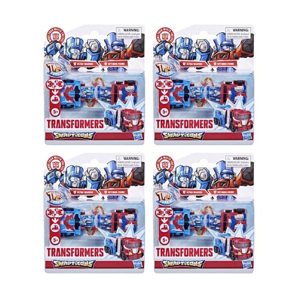 4PK Transformers Swapticons Action Figure Kids Play Toy 5y+ Assorted