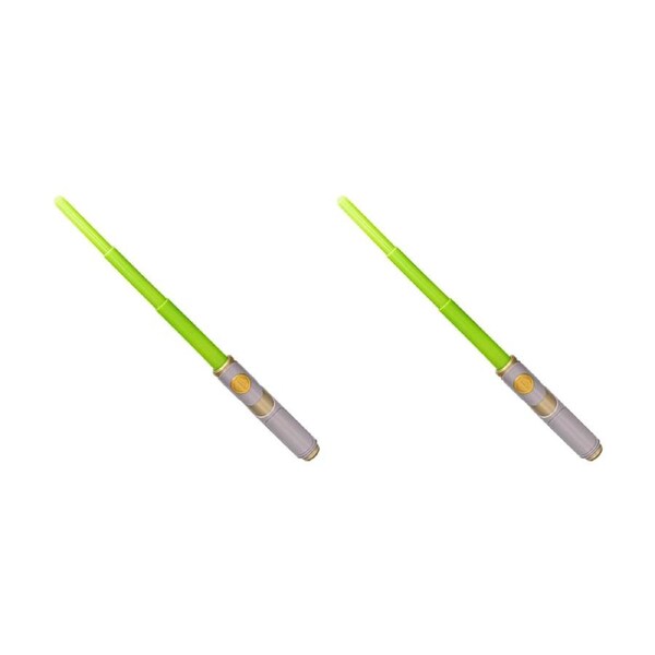2PK Star Wars Young Jedi Lightsabre Kids Play Toy Green/Blue/Pink Assorted