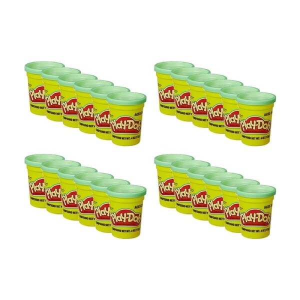 24PK Playdoh Single Can Kids Pretend Play Modeling Compound 2y+ Assorted
