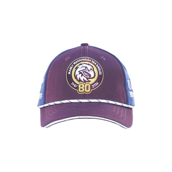 Manly Sea Eagles 2026 NRL Dynasty Media Cap - Maroon/Navy