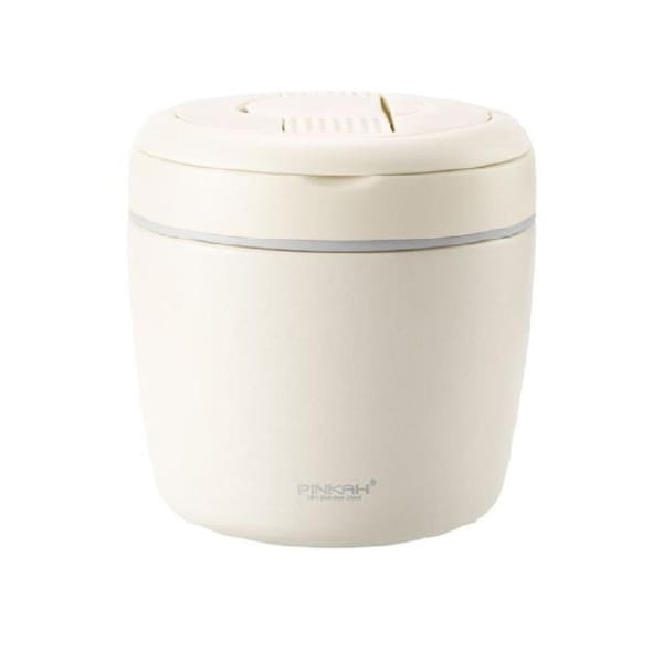 Pinkah PJ-3321A Vacuum Insulated Lunch Box Food Container 970ml White