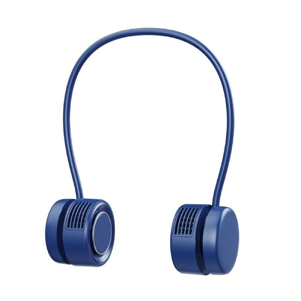 XYD Y25 Portable Hanging Neck Fan - Royal Blue