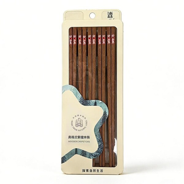 WoodLand Ogran Rosewood chopsticks 10 Pairs Set