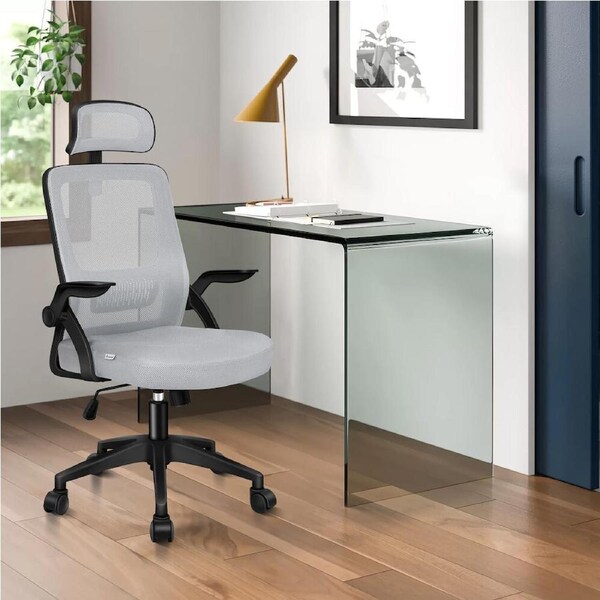 ALFORDSON Office Mesh Chair Black & Light Grey