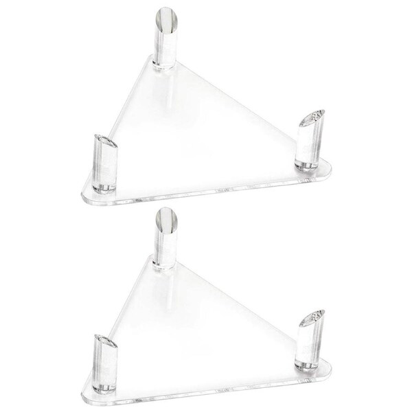 2PCS Ball Holder Organizer Storage Rack Acrylic for Basketball Soccer Volleyball
