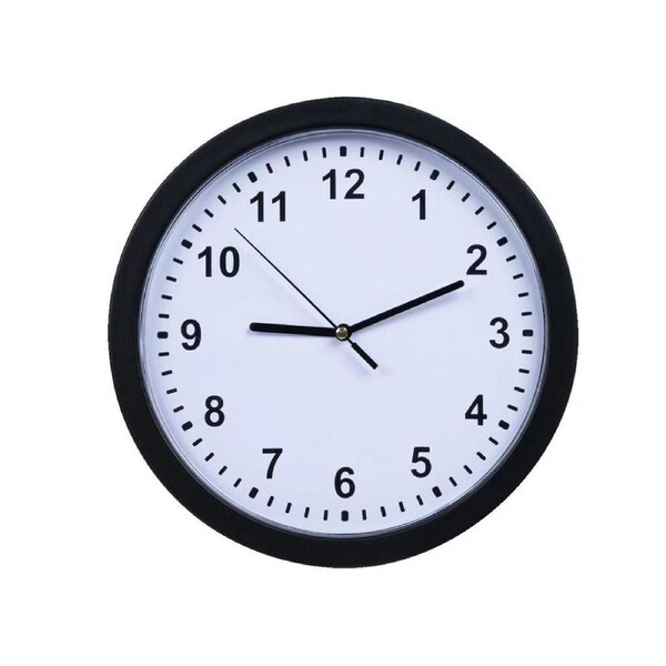 Clock Safe Black Hide Secure Valuables Fixings Wall Mounting Key lockable