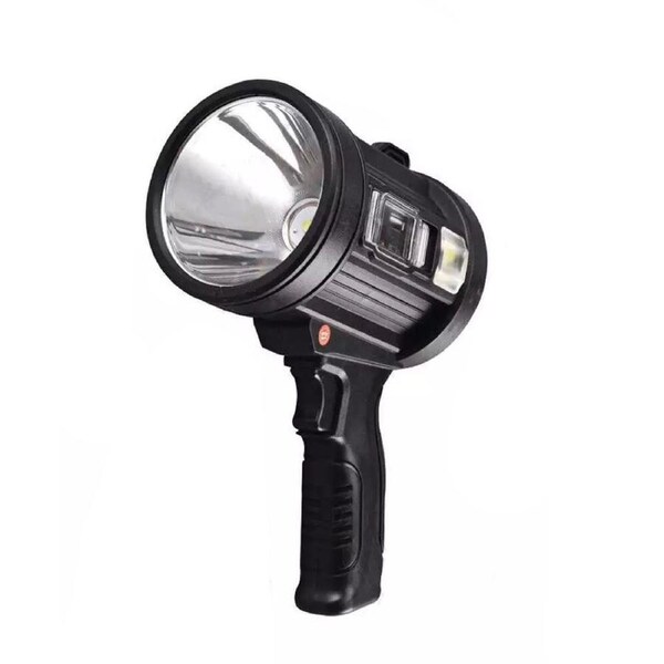 LED Searchlight Handheld Spotlight Flashlight Rechargeable Side Light
