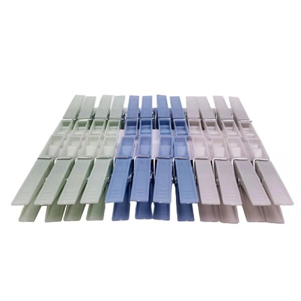 100pcs Plastic Pegs Laundry Washing Clothes Pegs Household Clothes Spring