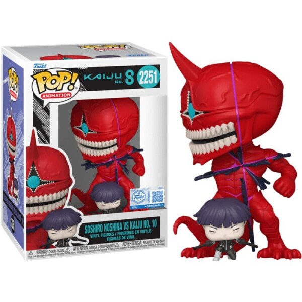 Kaiju No 8 Soshiro Hoshina vs. Kaiju No 10 Pop! Vinyl #2251