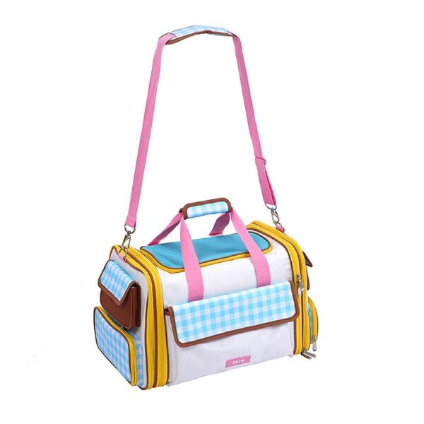 Portable Pet Travel Carrier Bag Fashion Large Capacity Durable for Cats Dogs Use