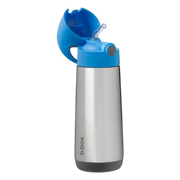 b.box Insulated Drink Bottle LARGE - Blue Slate