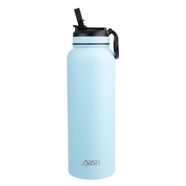 Oasis Challenger Insulated 1.1L Drink Bottle - Island Blue