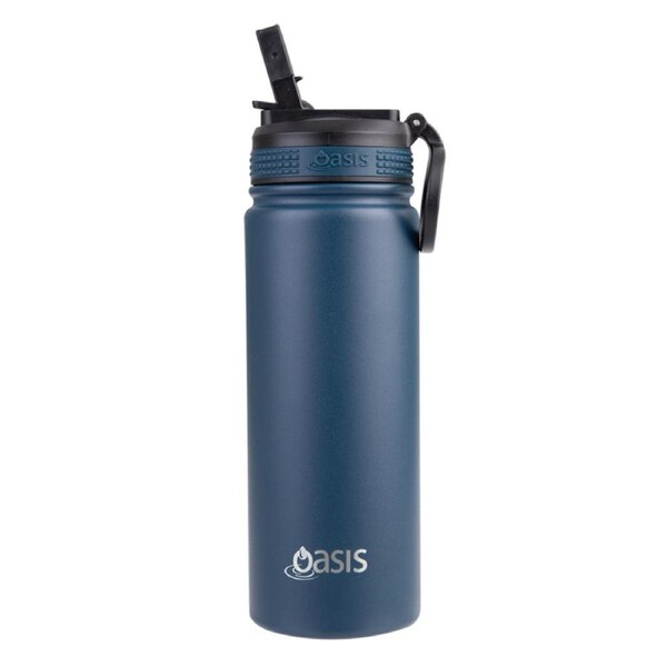 Oasis Challenger Insulated 550ml Drink Bottle - Navy