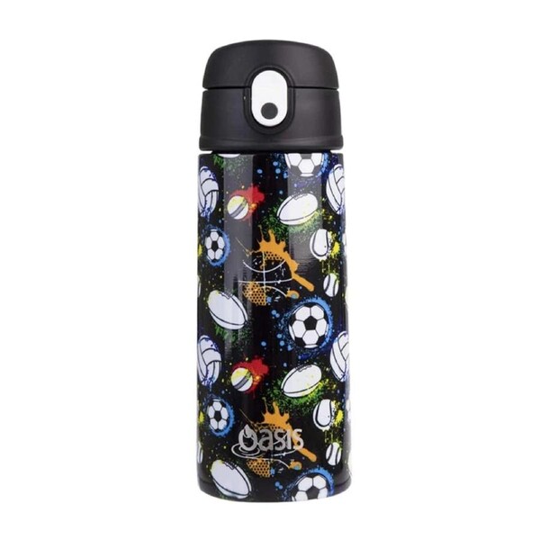 Oasis Insulated Drink Bottle with Sipper 550ml - Sports