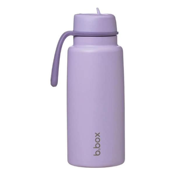 b.box 1L Insulated Flip Top Drink Bottle - Lilac Love