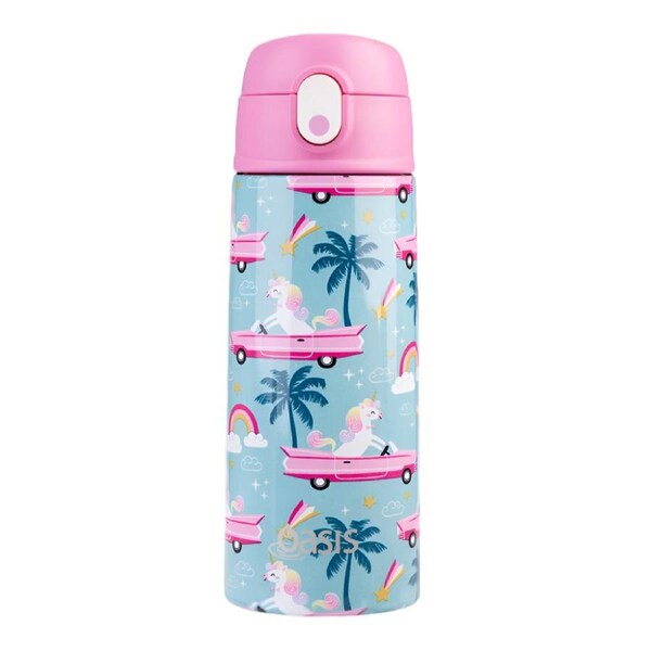Oasis Insulated Drink Bottle with Sipper 550ml - Unicorn Cadillac