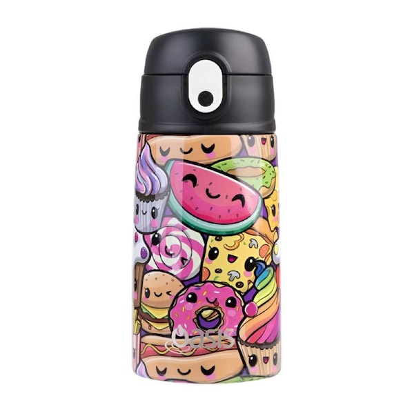 Oasis Insulated Drink Bottle with Sipper - Squishies