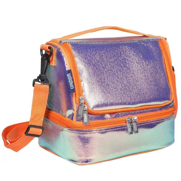 WIldkin Double Decker Lunch Bag - Orange Shimmer