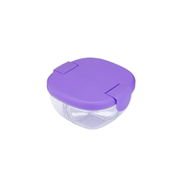 Yumbox 3 Compartment Snack Bowl - Haze Purple
