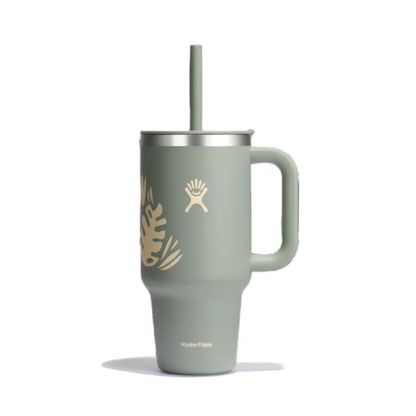 Hydro Flask 32oz Travel Tumbler - Botanical Bliss Agave