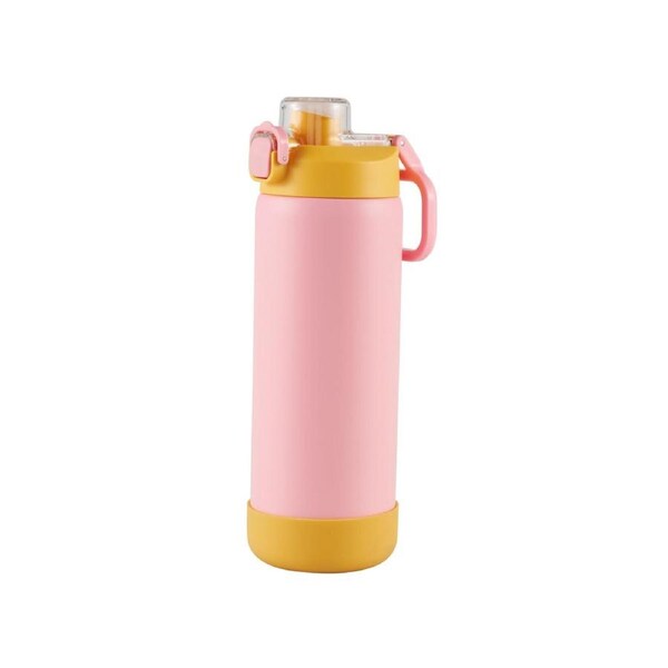 Avanti Hydro Sip & Chug Insulated Bottle - 550ml - Pink/Yellow