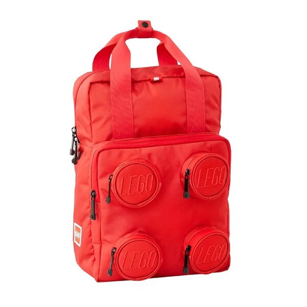LEGO 2x2 Brick Backpack - Bright Red