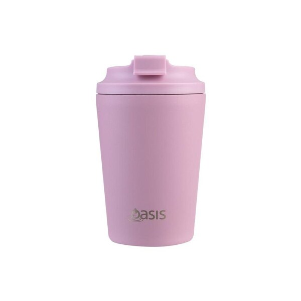 Oasis Ceramic Lined Insulated Coffee Cup - Blush