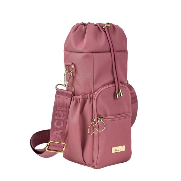 Sachi Crossbody Insulated Bottle Bag - Blush