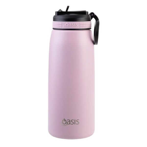 Oasis Insulated Sports Bottle with Sipper 780ml - Blush