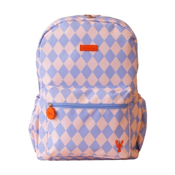 Fox & Fallow Backpack - Blue Diamonds