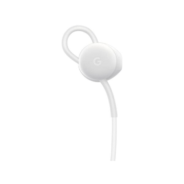 Google Pixel In-Ear Wired Digital Earbuds Headset for USB-C Phones - White
