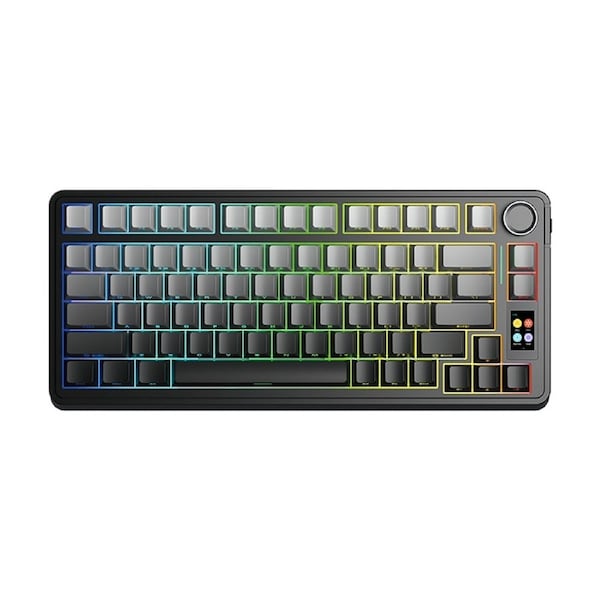 AULA S75 PRO Wireless Tri-Mode Gasket RGB Mechanical Keyboard Gradient Grey