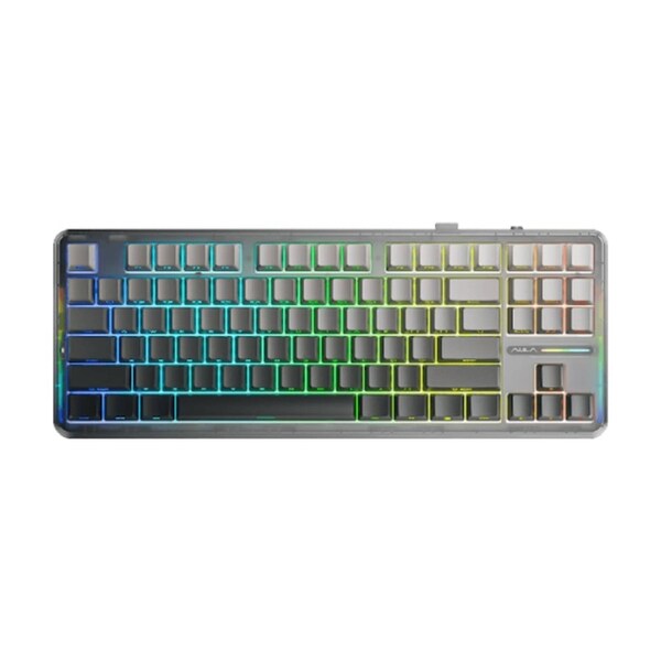 AULA F87 Wireless Tri-Mode Gasket Mechanical Keyboard Gradient Grey