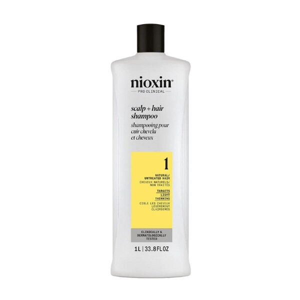 Nioxin System 1 Scalp + Hair Shampoo 1 Litre (1000mL)