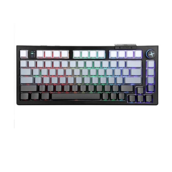 Darmoshark TOP75 Trio-Mode RGB Gaming Keyboard w/Top Mount & TFT Display BLK/MAG