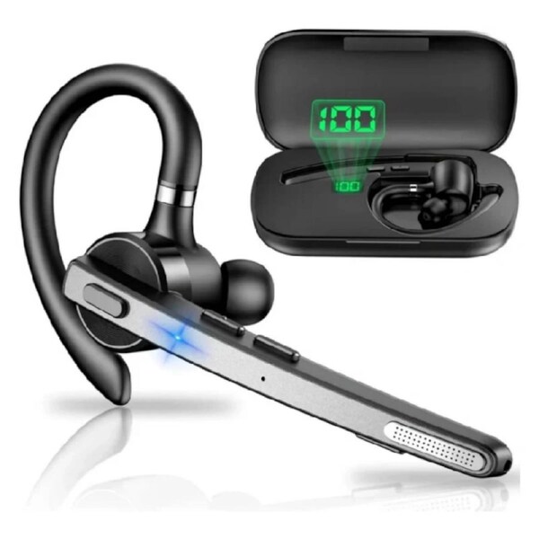 ZLOS ENC Noise-Canceling Wireless Earpiece with 500mAh Charging Case