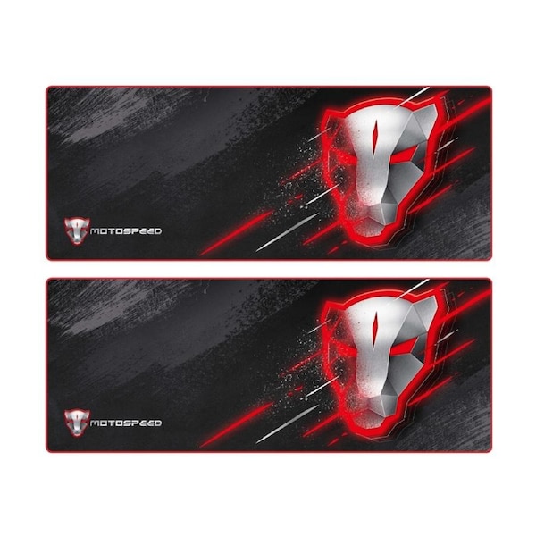 2PK Motospeed P60 Rubber Gaming Mouse Keyboard Pad 780x300x3mm Black