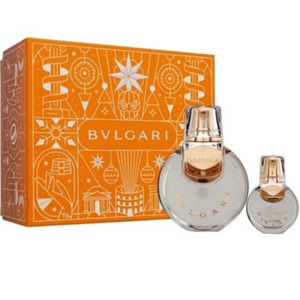 BVLGARI OMNIA CRYSTALLINE GIFT SET 100ML EDT 2PC FOR WOMEN BY BVLGARI