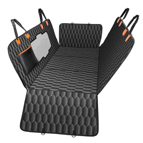 Hard Bottom Pet Car Seat Cover 40% Larger Extender Protector Hammock for Dog Cat