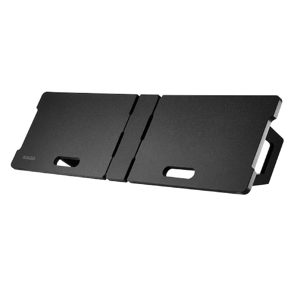 Soccer Rebounder Board, 45X13 Portable Soccer Wall with 2 Angles Rebound, Foldable HDPE Kickback Rebound Board, Soccer Training Equipment for Kids and Adults, Passing & Shooting Practice