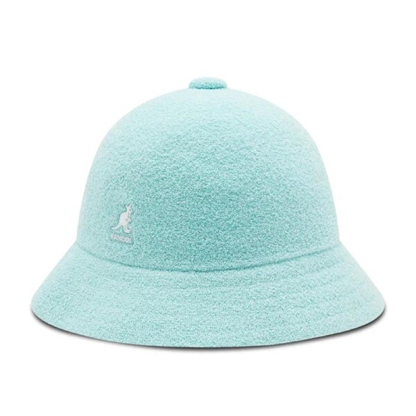 Kangol Bermuda Casual Bucket Hat Terry Towelling Cap - Blue Tint S