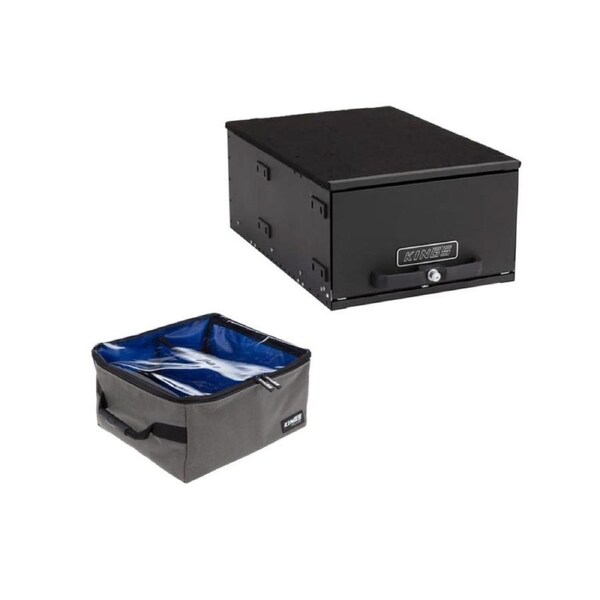 Kings 700mm Standard Drawer+ AK Plus Tall Clear Top Bag 28L-PVC Lid with SBS Zip