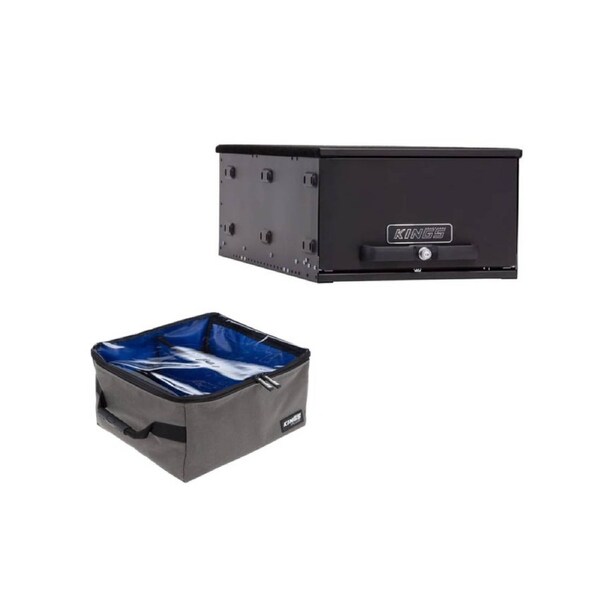 Kings 900mm Standard Drawer +AK Plus Tall Clear Top Bag 28L-PVC Lid with SBS Zip