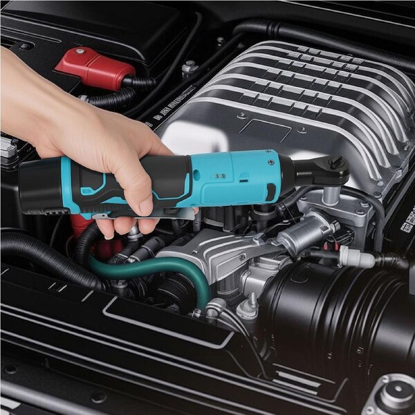 Traderight 12V Cordless Ratchet Wrench Kit