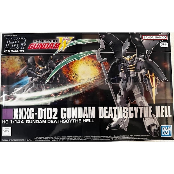 Mobile Suit Gundam Wing HGAC XXXG-01D2 Gundam Deathscythe Hell 1/144 Scale Model Kit