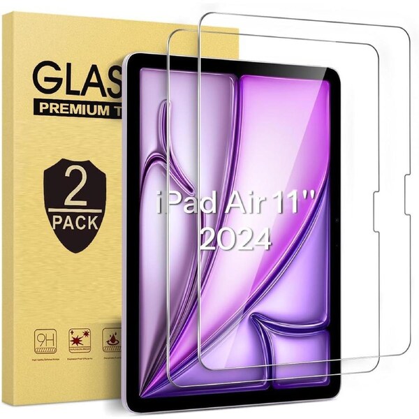 [2 Pack] Screen Protector for Apple iPad Air (6th Generation) M2 2024, M3 2025 Tempered Glass (11 inch)