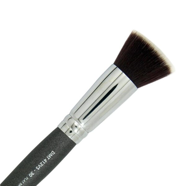 Flat Bronzer Brush - Vegan Synthetic Hair